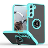 Skirta Samsung Galaxy S8 S9 S10 S10e S20 S21 Fe S22 Plus S23 Ultra Case Camera Len Protect Ring Matinis galinis dangtelis Note 8 9 10 20 For SAM S9 šviesiai mėlyna spalva
