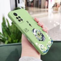 Sub Non Fish telefono dėklas, skirtas Xiaomi Redmi Note 12 11 11S 10 10A 10T 10S 9T 9 8 7 Pro Plus 10C 9A 9C 9T 4G 5G dangtelis Redmi Note10(10S) šviesiai žalios spalvos