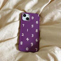 Numeris Ins Purple Imd Silikoninis minkštas telefono dėklas, skirtas iPhone 11 12 Promax 13promax 14 Pro Max Plus Protector galinis dangtelis Capa for iphone 11PROMAX
