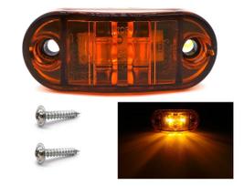2 vnt Gabaritinis žibintas 2 LED 12-24V spalvos Oranžinė Off-Road