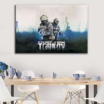Sienos meno kūriniai Spaudiniai Tapyba Namų dekoras Vaizdo žaidimas Pabėgimas iš Tarkovo Solider Canvas Plakatas Moduliniai paveikslėliai Kambarys Šiuolaikinis gyvenimas 70cm×120cm No Frame black