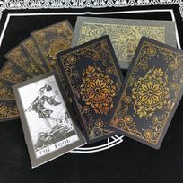 Naujas „Witch Waite“ aukso folija „Tarot“ „Tarot“ bronzinis spalvotas spausdinimas iš plastiko, atsparus vandeniui iš PVC