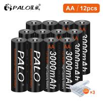 PALO AA įkraunama baterija AA NiMH 3000 mAh 1,2 V Ni-MH AA 2A Baterija mažai išsikrovusi AA Baterijos Žaislams fotoaparatas bevielis