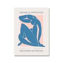 Matisse Nouvelle drobės tapyba William Morris parodų muziejaus plakatai ir spaudiniai Abstrakčios sienų dailės nuotraukos namų dekoravimui 21*30cm