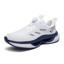 Sports Shoes Men's/Women Fashion Non-slip Running Shoes Casual Lace Up Lightweight Sneakers 39 balta
