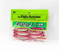 Žuvies Strėlė Minkštas masalas Flash J SW 4 coliai 5 vnt. pakuotėje #101 (9662)