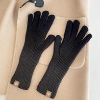 2022 New Knitted Gloves Women Sub-finger Leakage Finger Touch Screen  Wind Winter Warm Ski  Full Finger Gloves Gloves one size