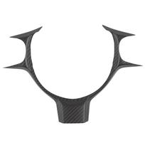 Steering Wheel Panel Frame Trim Carbon Fiber Steering Wheel Frame Decor Replacement for Toyota Subaru BRZ 2022+ Matte