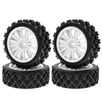 4vnt 72*45*26mm guminių padangų rato keitimas, skirtas Tamiya XV-01 XV01 TA06 TT-01 TT-02 PTG-2 1/10 balta