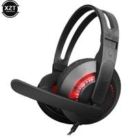 Luminous Wired Headset Computer Game With Microphone 3.5mm Jack Memory Foam Ear Pads Earphones For Ps4 Phone Pc Laptop juoda