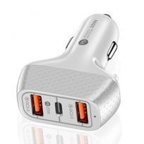 Automobilinio mobiliojo telefono įkroviklio adapteris One Drag Three Practica Patvarus universalus nešiojamas automobilinis įkroviklis USB automobilinis įkroviklis 2usb Type-c