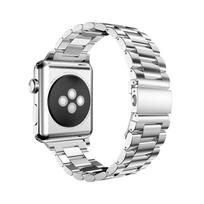 Nerūdijančio plieno apyrankė Apple Watch Ultra 8 7 45mm 41mm 304 Nerūdijančio plieno išmaniojo laikrodžio apyrankė, skirta Iwatch 6 5 4 3 SE 44mm 42mm 40mm 38mm for apple watch 42mm sidabras
