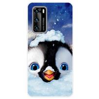 Skirtas „Huawei P40 lite“ dėklui. Skaidrus minkštas TPU apsauginis dangtelis, skirtas Huawei P40 Lite EP 40 P40Lite P40 Pro dėklų dangtelio buferiui Huawei P40 Lite gray