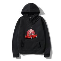 Anime Initial D Rising Jap Hoodie Jdm Drift Red Car Fashion Tops Harajuku Streetwear Hooded Fleece Sweatshirts Unisexs Clothing 2XL