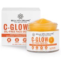 Gelis riebiai odai (50 g), C-Glow veido gelis be aliejaus, Bella Vita beige