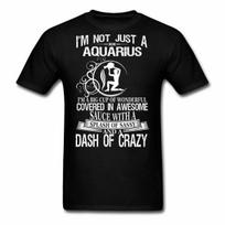 Įžūlus Vandenio Zodiako ženklų humoro marškinėliai S