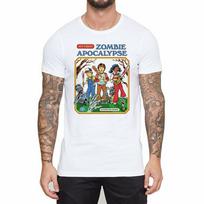My First Zombie Apocalypse Funny Ringer Unisex T-shirtShort Sleeve S gray