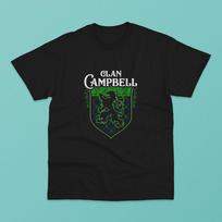Clan Campbell Scottish Tartan Rampant Lion Celtic Unisex marškinėliai S