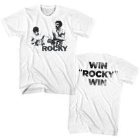 Rocky Punchy White Unisex T-shirt S
