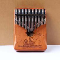 Kalimba nykščio pianinas 21 klavišas nykščio lazdelės organai pradedantiesiems muzikos instrumentai muzikos instrumentai dovana, Kalėdų ir Helovino dovana, Padėkos dienos dovana mediena