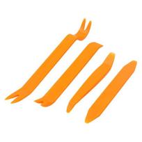 4 vnt Nešiojamo automobilio skydelio apdailos automatinių durų radijo prietaisų skydelio garso nuėmimo įrankių rinkinys orange
