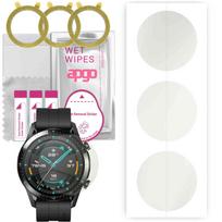 3x apgo MATINIS Hidrogelio Ekrano Apsauginė Plėvelė Huawei Watch GT, Hidrogelio Plėvelė, su pozicionavimo sluoksniu, lengvas montavimas