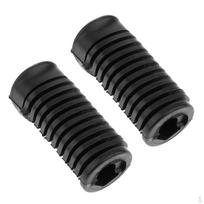2vnt motociklo guminės pėdos atramos pedalo kojos kaištis, skirtas CG125 black