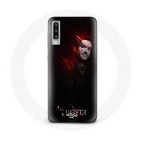 Coque samsung galaxy A70 Lucifer Série fond noir juoda