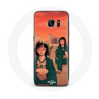 Coque Samsung Galaxy S7 Squid Game Kang Sae Byeok Numéro 067 Et Ji Yeong Numéro 240
