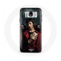 Coque pour Samsung Galaxy J7 2017 La Casa De Papel Tokyo Masque