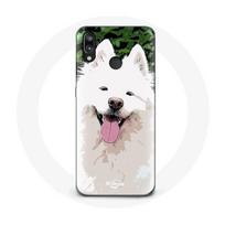 Dėklas Huawei P20 Lite - Samojedas - Baltas - Kietas - Apsauga - Mišrus balta
