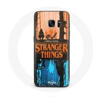 Coque pour Samsung Galaxy S6 edge Stranger Things Couverture des amis
