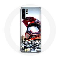 Case - Maniacase - Huawei P30 Pro - Soft - Black - Moto Cross juoda