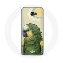 Coque pour Samsung Galaxy A8 2016 Amazone Perroquets Vert