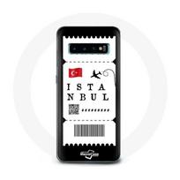 Dėklas Samsung Galaxy S10 Edge Lėktuvo bilietas Stambulas Turkija