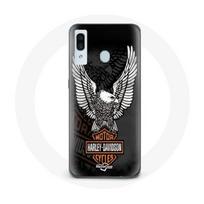 Coque pour Samsung Galaxy A40 Harley Davidson aigle logo
