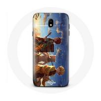Coque pour Samsung Galaxy J7 2017 Tanjiro Inosuke et Zenitsu Demon Slayer Kimetsu no Yaiba Anime Manga