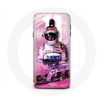 Coque pour Samsung Galaxy S5 Formule 1 Sergio Pérez Pilote de F1 Rose