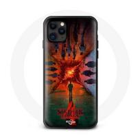 Coque pour Iphone 13 Pro Max Stranger Things Saison 4 Affiche Equipages de la Nouvelle Théorie