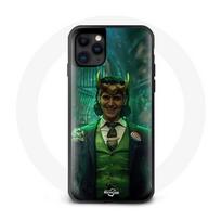 Maniacase Case for Iphone 11 Pro Loki Thor Ragnarok with Helmet Poster Character Series Season 1 juoda
