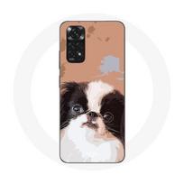 Coque pour Xiaomi Redmi Note 11S Épagneul japonais Noir et Blanc Race de chiens