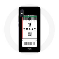 Coque pour Xiaomi Redmi Note 5 Pro Billet d'avion Dubai