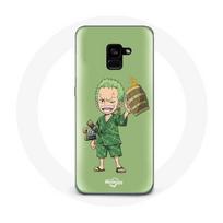Coque pour Samsung Galaxy A8 Plus One piece Manga Roronoa Zoro
