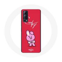 Coque pour Vivo Y72 BTS Bangtan Garçons BT21 Cooky Fond Rouge