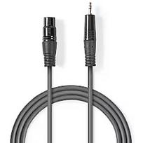 Nedis Kabelis Nedis XLR F - 3.5mm M 1m COTH15320GY10