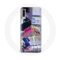 Coque pour Samsung Galaxy A70 Poursuis Tes Rêves Mía Cáceres et Juanma Portolesi