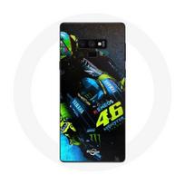 Coque pour Samsung Galaxy Note 9 Valentino Rossi Pilote de course Moto GP