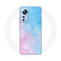 Coque pour Xiaomi Mi 12 / 12X Fond bleu rose