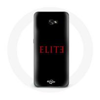 Coque pour Samsung Galaxy A5 2017 Elite Saison 5 Logo Rouge Fond Noir