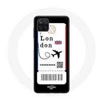 Coque pour Samsung Galaxy A22 4G Billet d'avion London